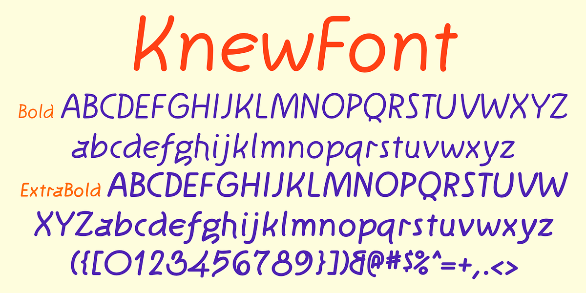 KnewFont, a Handwritten Font by Ingrimayne Type (Photo 6 of 7)