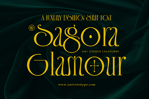 UT Sagora Glamour - A Luxury Font