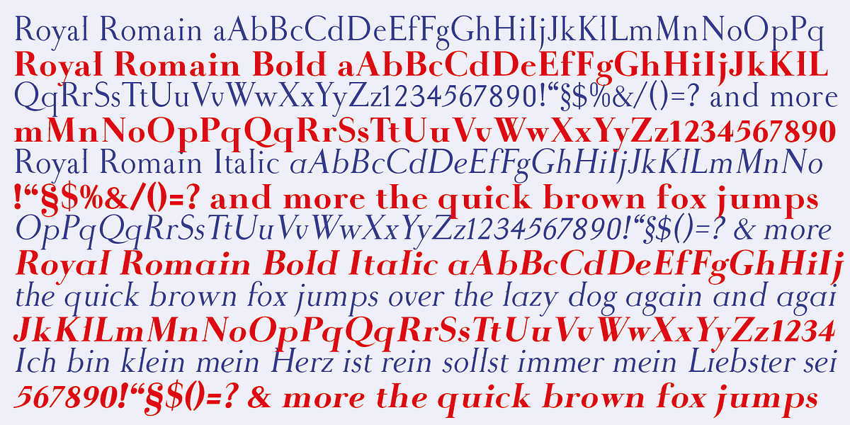 Royal Romain, a Serif Font by Wiescher-Design (Photo 3 of 4)