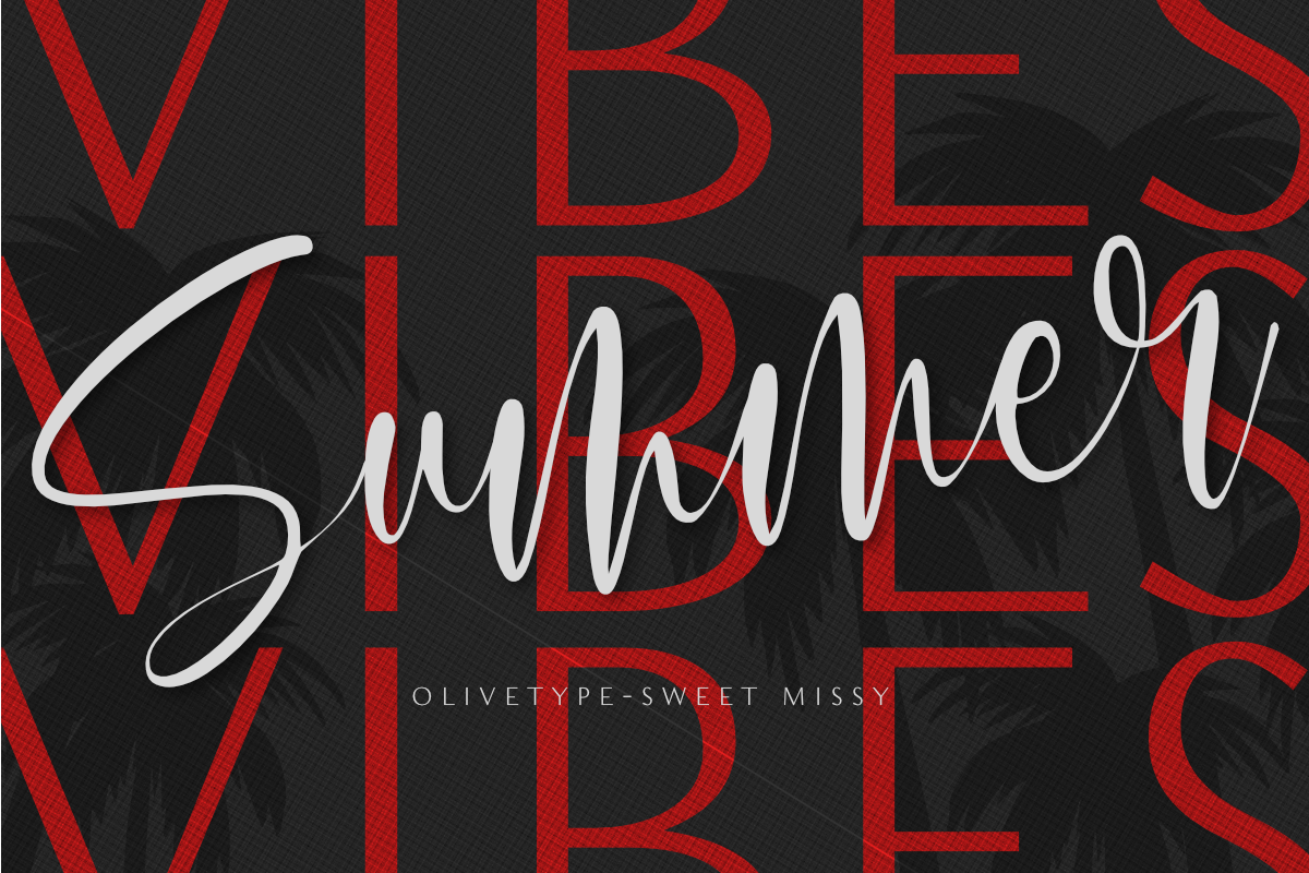 Sweet Missy, a Script Font by Olivetype (Photo 2 of 6)