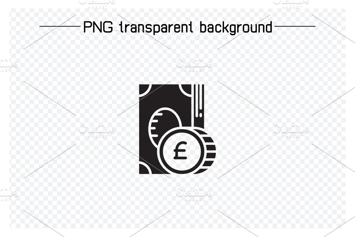 Pound currency Money Icons Set, a Finance Illustration by Designfour (Photo 6 of 7)