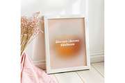 Soft Pink Floral Frame Mockup, a Product Mockup by MockupWizard (Thumbnail 4 of 5)