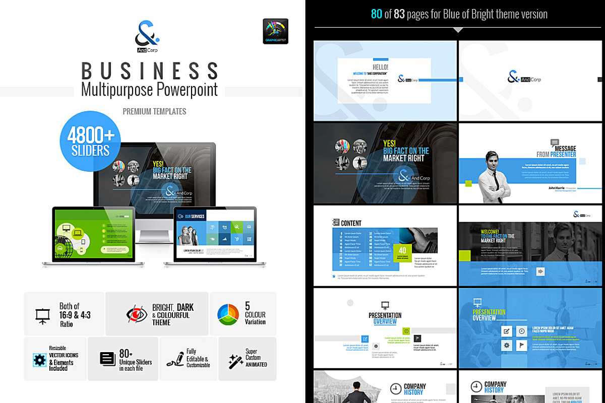 Business Keynote Template preview 3