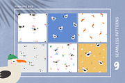 Funny Seagulls - Hand Drawn Set, an Animal Illustration by danceyourlife (Thumbnail 3 of 7)