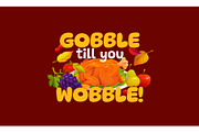 Happy Thanksgiving quote, a Seasonal Illustration by Seavector Studio (Thumbnail 2 of 3)
