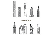New York Architecture, an Object Graphic by Tettygreen (Thumbnail 1 of 3)