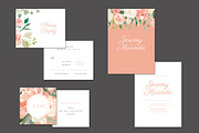 Modern Floral Wedding Suite, an Invitation Template by Prixel Creative (Thumbnail 2 of 5)