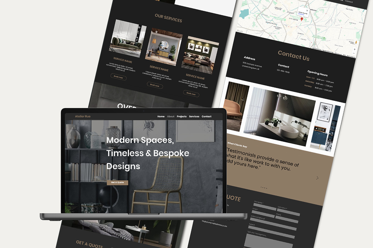 Wix Website for Interior Designers, a Wix Template by Sky Dore Design (Photo 8 of 11)