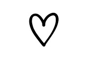 Hand Drawn Heart Doodle Vector Bundl, an Illustration by Creativeshirt (Thumbnail 11 of 48)