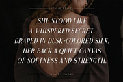 Qualey Rough, a Serif Font by Craft Supply Co. (Thumbnail 3 of 8)