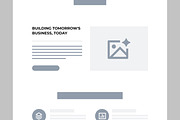 Website Landing Page Design, a Landing Page Template by CreativeShaper (Thumbnail 4 of 6)