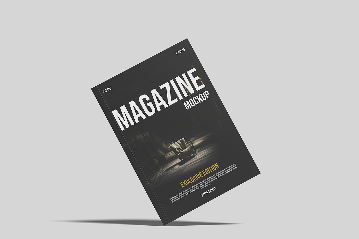 A4 Magazine Mockup, a Books & Magazine Mockup by Graphicbars (Photo 14 of 16)