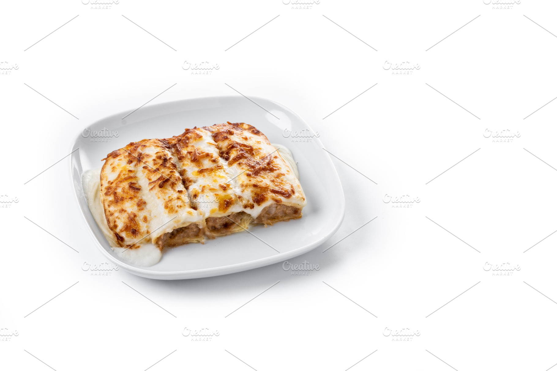 Baked Cannelloni with Cheese and Béchamel Sauce, a Food & Drink Photo by etorres69