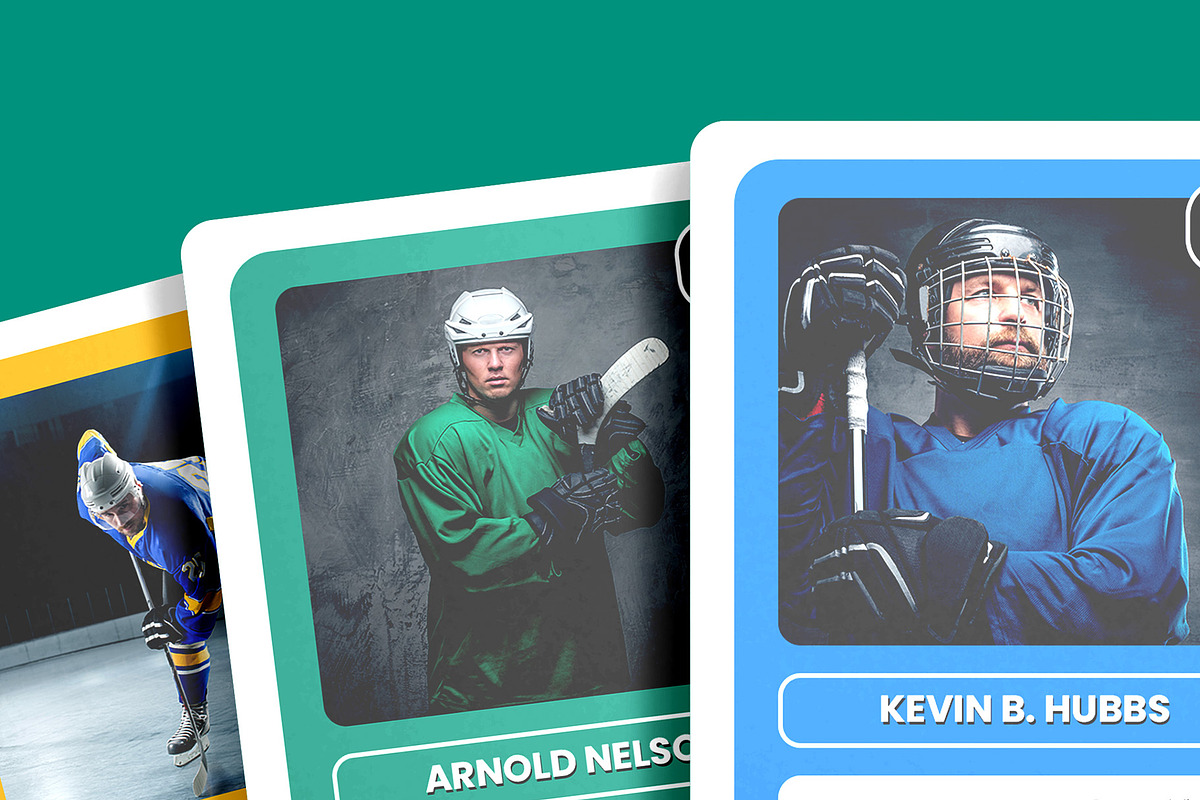 Trading Cards Mockup v3 - 8 views, an Advertising Mockup by Illusiongraphic (Photo 13 of 18)