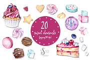Watercolor collection Home Bakery, a Food Illustration by S_ARTLOVE (Thumbnail 2 of 5)