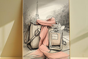 Paris Chic African American Wall Art, a Decorative Illustration by PrintablesByFranklyn (Thumbnail 5 of 11)
