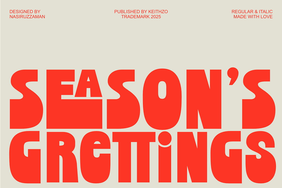 Merry - Display Font, a Sans Serif Font by Keithzo (Photo 5 of 11)