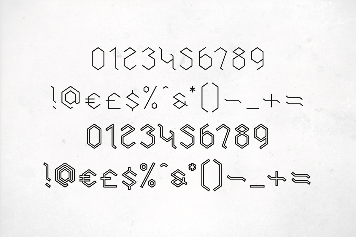 Envoyer Hex Font + Hand Illustrations preview 4