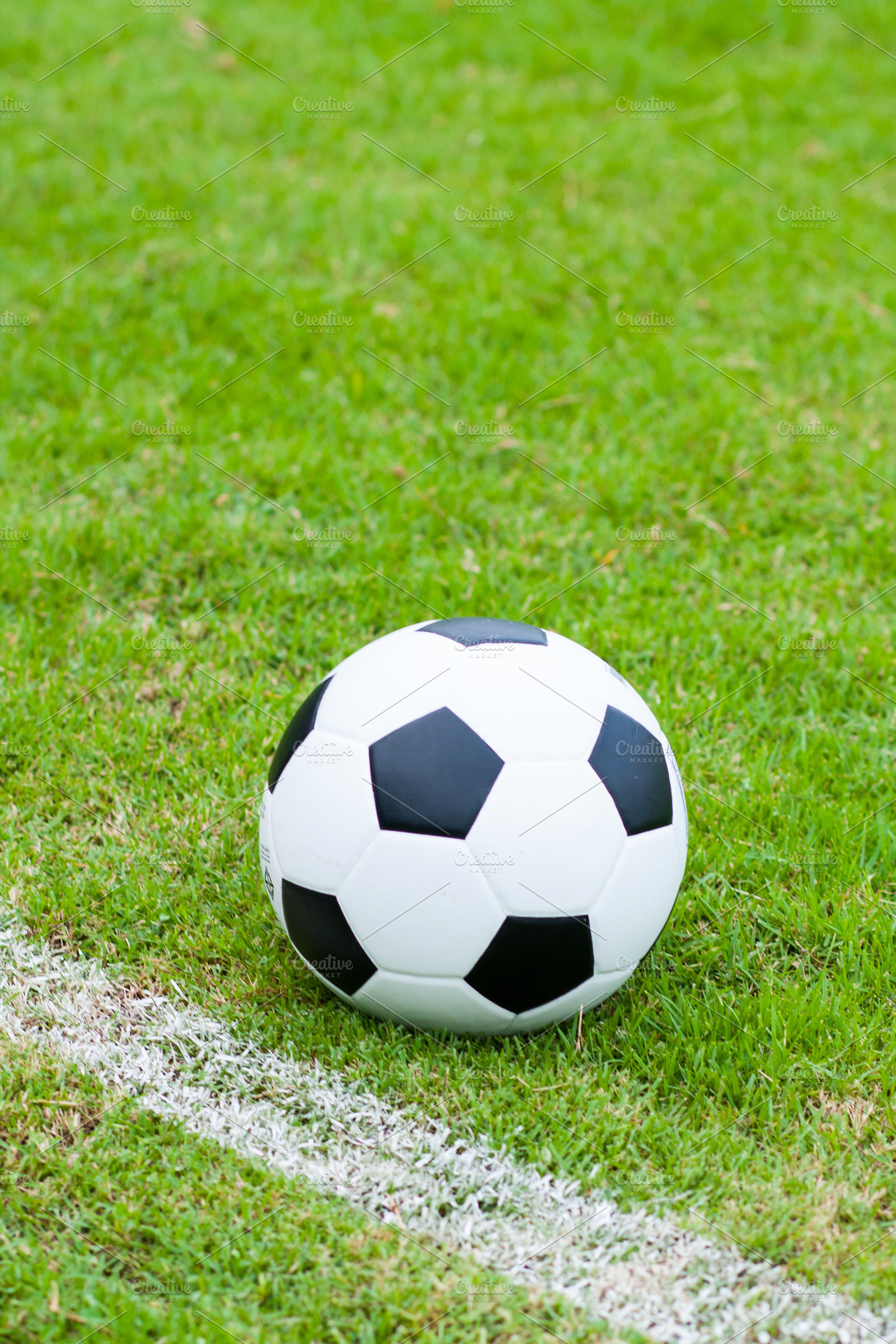 Ball in grass containing football, grass, and soccer, a Sports & Recreation Photo by a454
