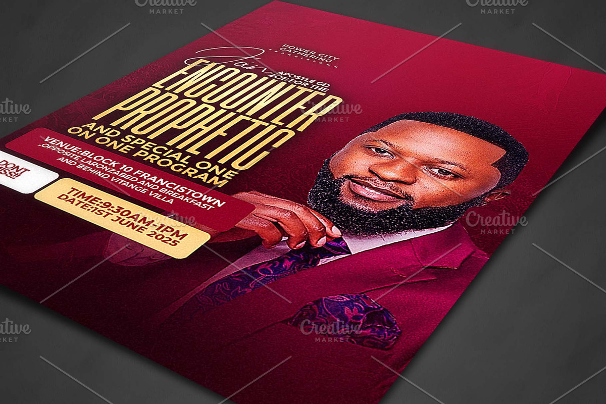 Church Poster Psd File, a Social Media Template by church flyer templates (Photo 3 of 3)