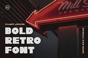 Planet Jupiter - Bold Retro Font, a Sans Serif Font by Artcoast Std. (Thumbnail 2 of 13)