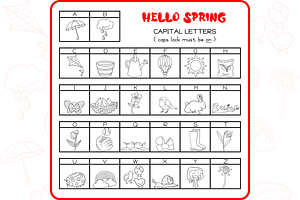 Spring Doodles - Dingbats Font