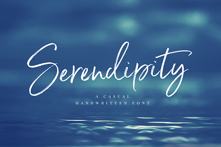 Serendipity Handwritten Font, a Script Font by Nicky Laatz