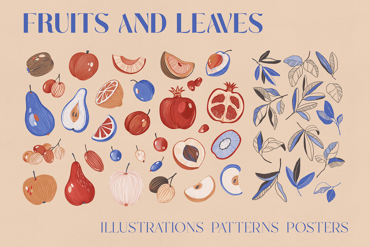 Cats & Fruits | Posters Collection, a Food Illustration by Anastezia Luneva (Photo 8 of 10)