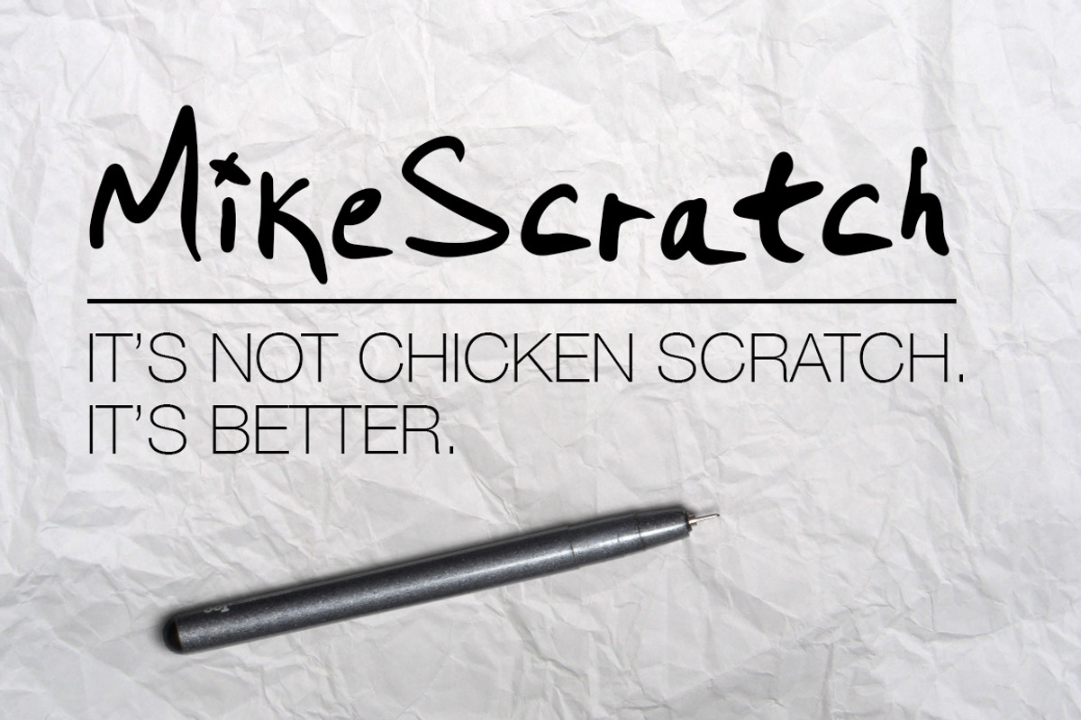 MikeScratch font