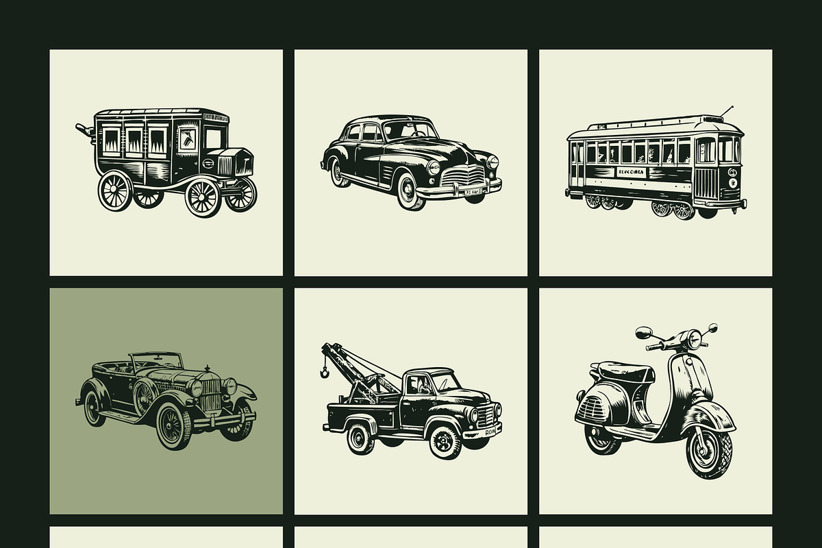 325 Vintage Adventure and Travel, a Transportation Illustration by Creative Stall (Photo 20 of 22)