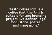 Testo Coffee Font, a Sans Serif Font by Iqsiart Studio (Thumbnail 3 of 7)