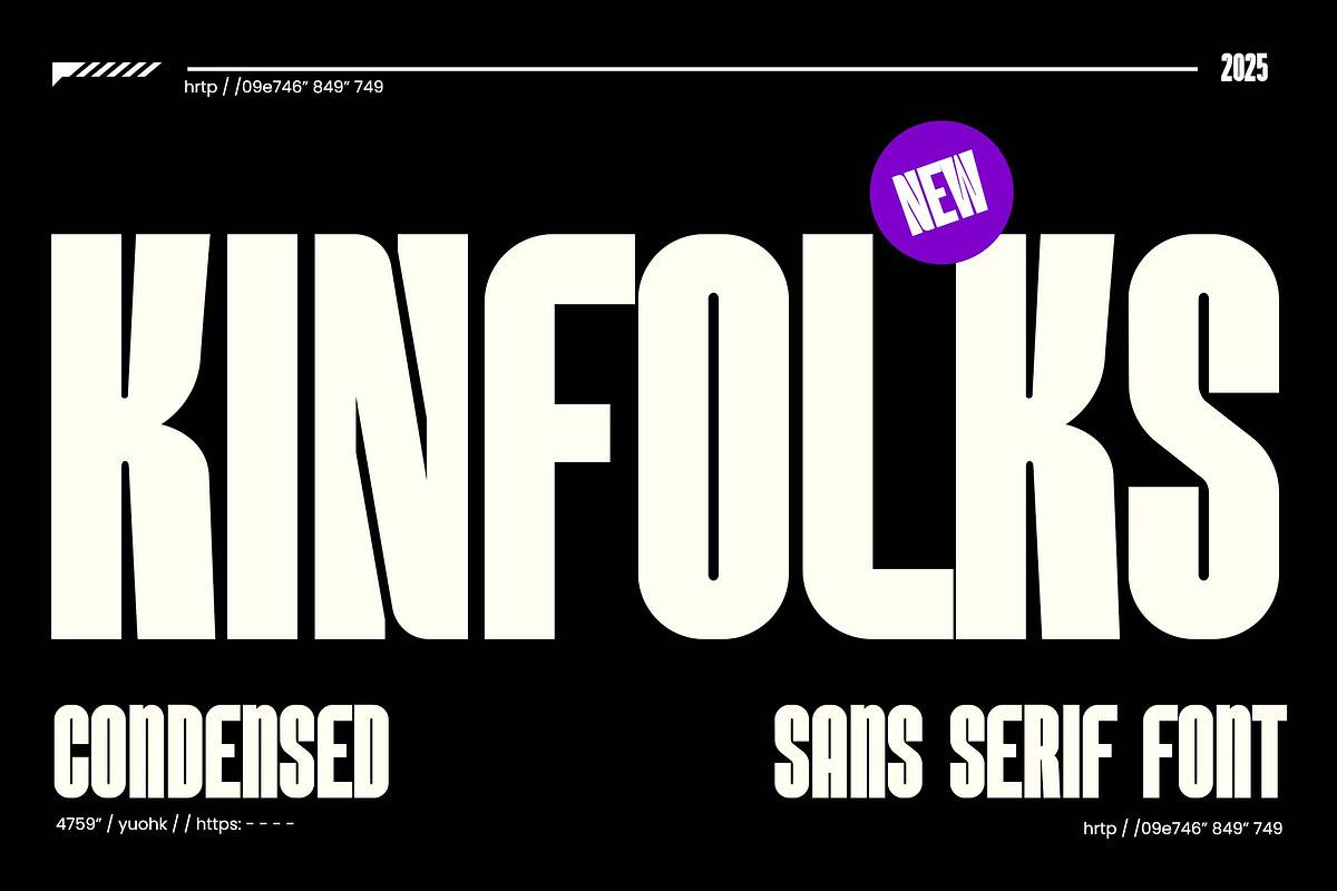 Kinfolks Condensed Sans Serif Font, a Sans Serif Font by UICreative (Photo 1 of 13)
