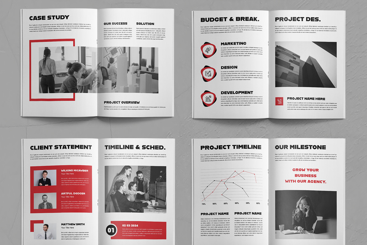 Company Profile Design, a Brochure Template by ContestDesign (Photo 3 of 3)
