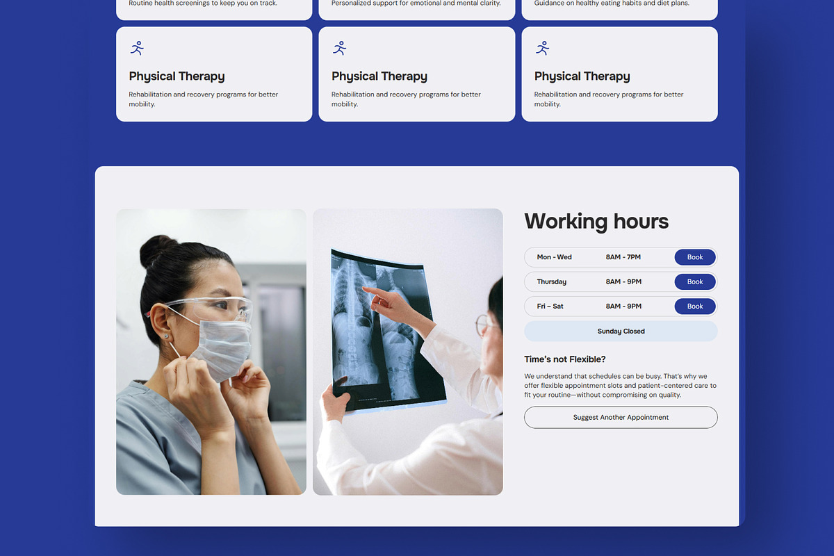 Wellvibe - Clinic Framer Template, a Templates & Theme by CocoDesign (Photo 2 of 4)