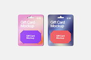 Gift Card Mockup, a Product Mockup by bimockup (Thumbnail 3 of 6)