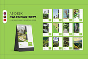 2027 Minimalist Desk Calendar, a Stationery Template by MstArtwork (Thumbnail 1 of 6)