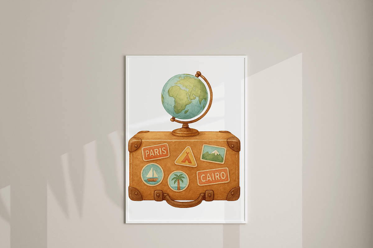 Travel Clipart Set, a Decorative Illustration by Pati Charm Studio (Photo 7 of 8)