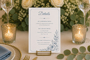 Peony Floral Wedding Suite, a Decorative Illustration by AW Studios (Thumbnail 6 of 7)