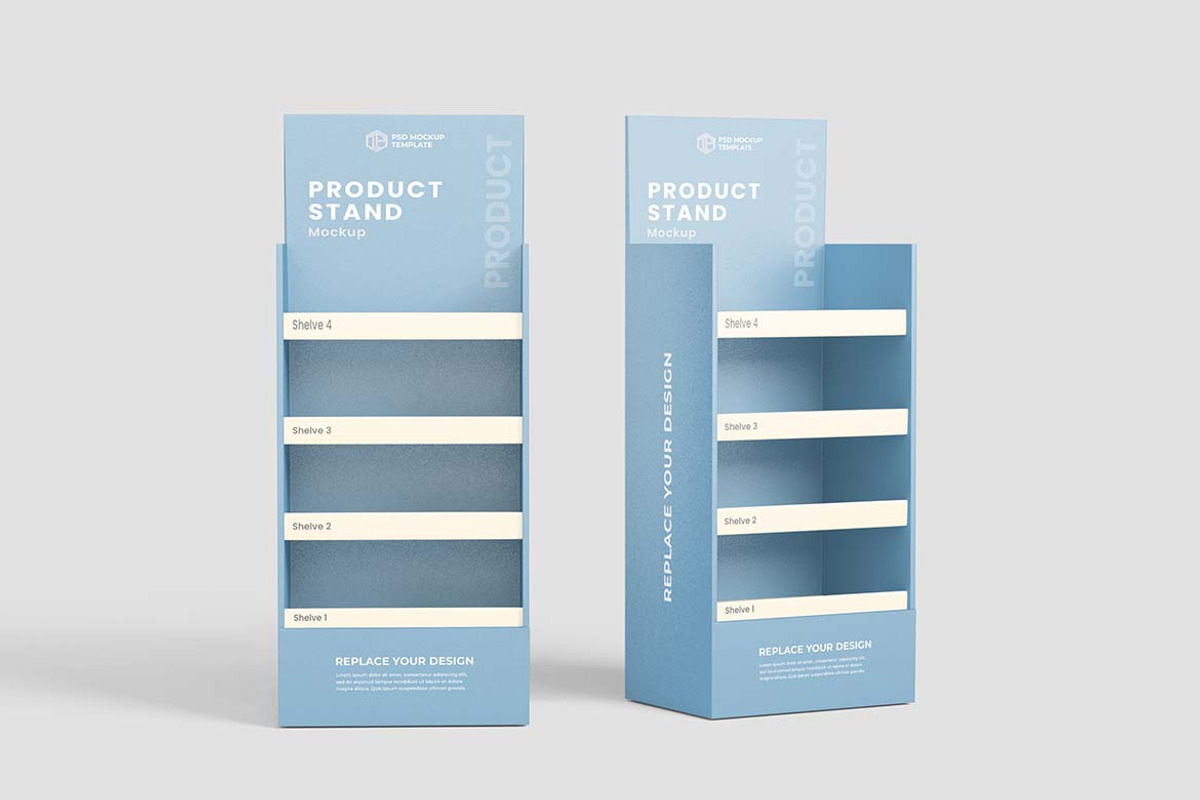 Product Rack Stand Mockup, a Product Mockup by tiyasprabawa (Photo 3 of 4)