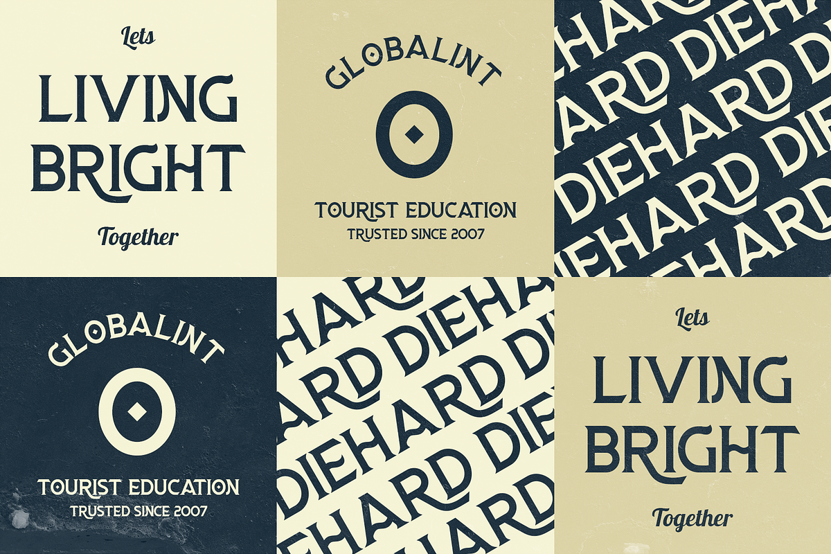 Forence || Vontage Display Font, a Serif Font by Idea Studio (Photo 3 of 10)