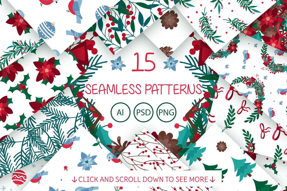 Christmas Vector Bundle, an Object Graphic by Free-PSD-Templates (Photo 2 of 4)