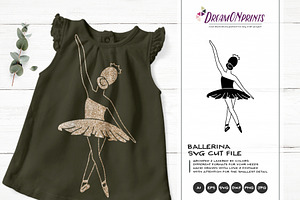 Ballerina SVG Vector | Ballet SVG