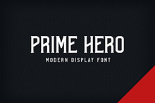 Prime Hero - Modern Display Font