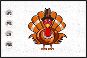 Thanksgiving turkey illustration art, a Food Illustration by Uniquesvg99 (Thumbnail 3 of 5)