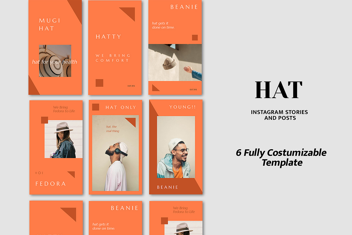 Minimalist Fashion Instagram Kit, a Social Media Template by Meknya (Photo 8 of 11)