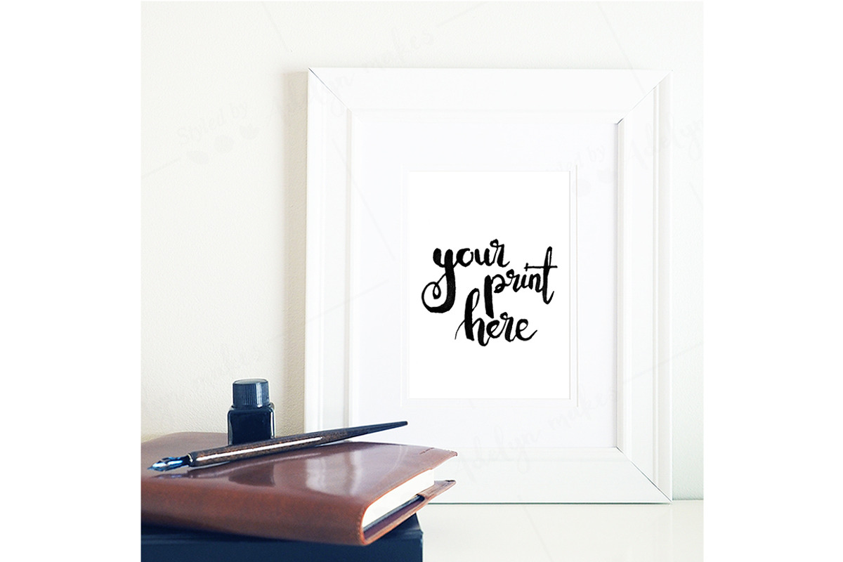 Styled  frame mockup - calligraphy3, a Print Template by Styled by Adelyn makes