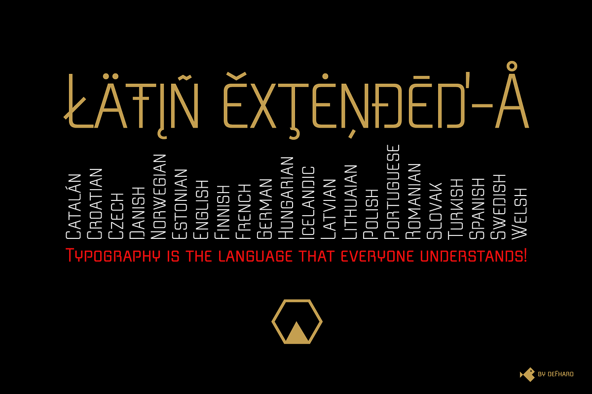 Apothem Capitals -04 fonts, a Sans Serif Font by deFharo (Photo 8 of 9)