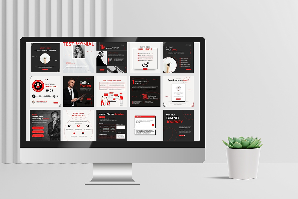 Instagram Templates for Entrepreneur, a Social Media Template by TheBrightGrap (Photo 16 of 18)