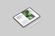Landscape Tablet Screen Mockup, an iPad Mockup by Graphiculon (Thumbnail 7 of 11)