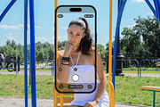 80 Phone mockups 2026 Vector + PNG, an iPhone Mockup by PhotoVector (Thumbnail 2 of 9)